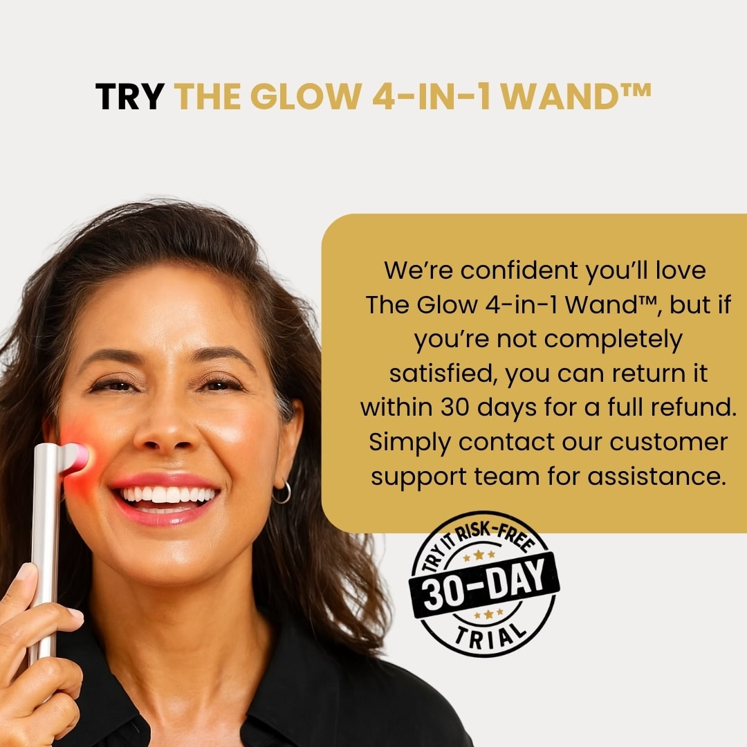 Glow 4-in-1 Wand, 30-day trial offer.