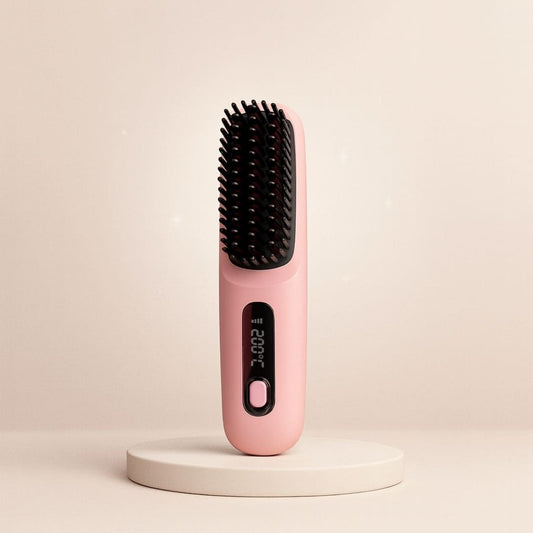 Glowcept Thermal heated brush to style short hair