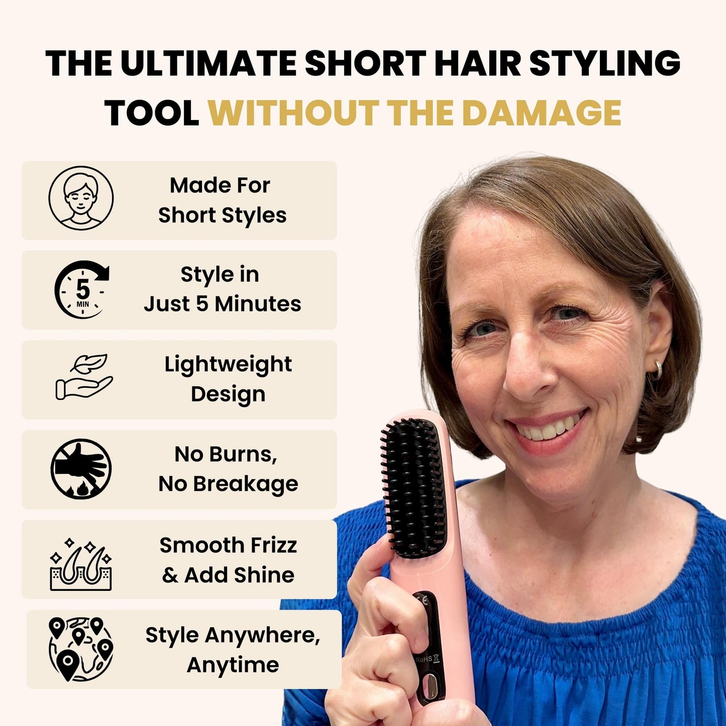 The Glow Wave™ | Wireless Heated Brush