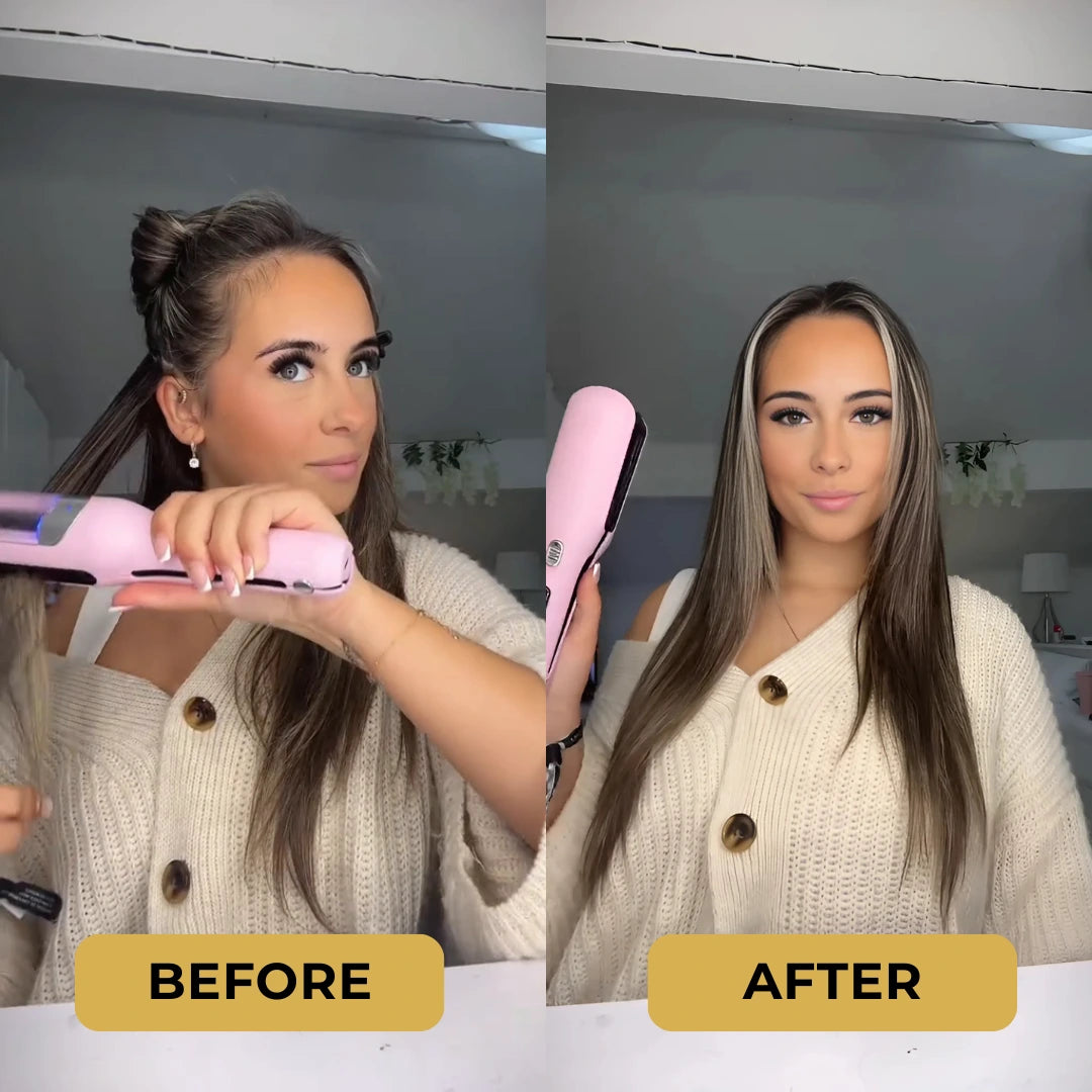 SPLIT END TRIMMER BEFORE AND AFTER TRANSFORMATION
