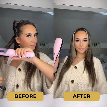 SPLIT END TRIMMER BEFORE AND AFTER TRANSFORMATION