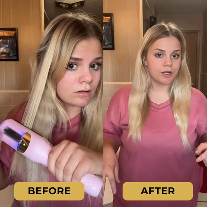 SPLIT END TRIMMER BEFORE AND AFTER RESULTS