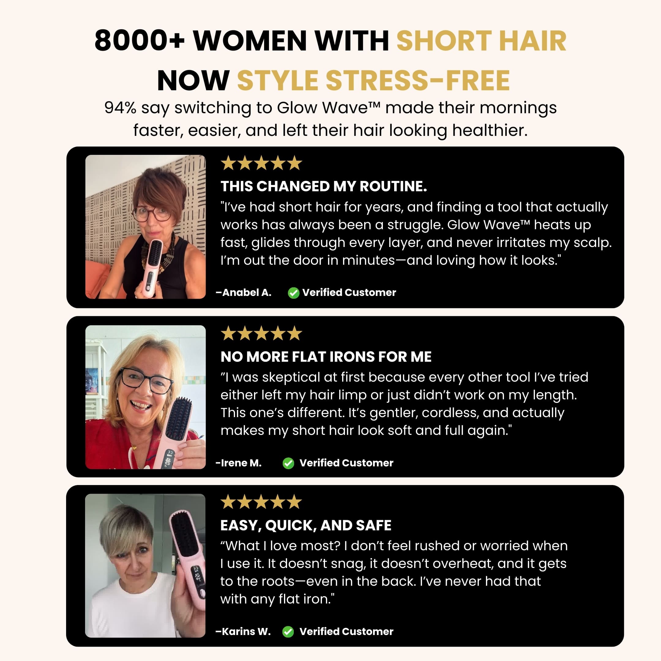 The Glow Wave™ | Wireless Heated Brush