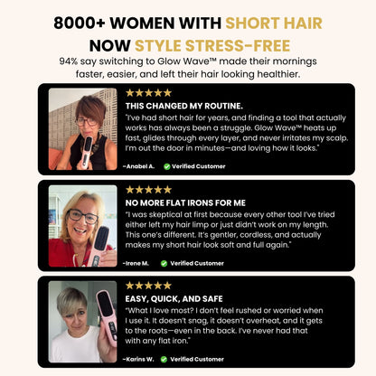 The Glow Wave™ | Wireless Heated Brush