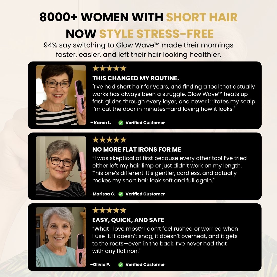 The Glow Wave™ | Wireless Heated Brush