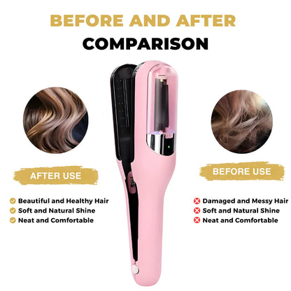 SPLIT END TRIMMER BEFORE & AFTER COMPARISON