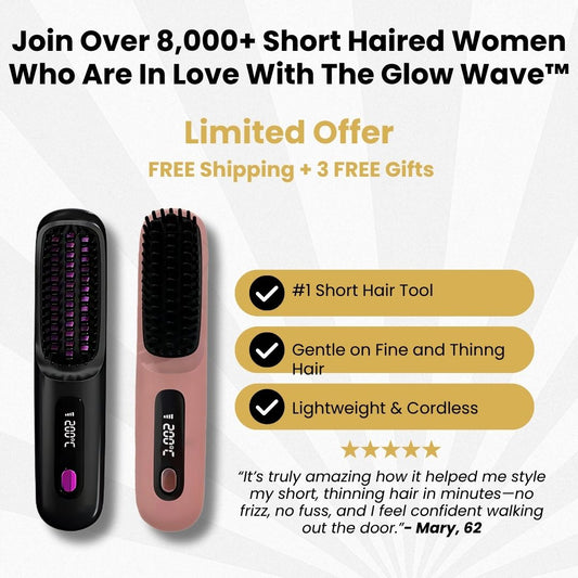 The Glow Wave™ | Wireless Heated Brush
