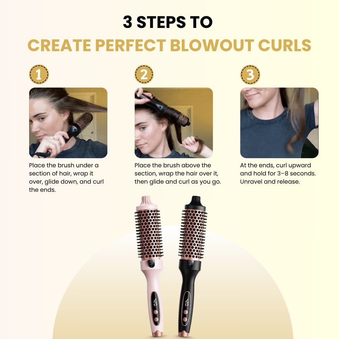 The Glow Thermal Brush™ | Salon-Quality Blowouts at Home