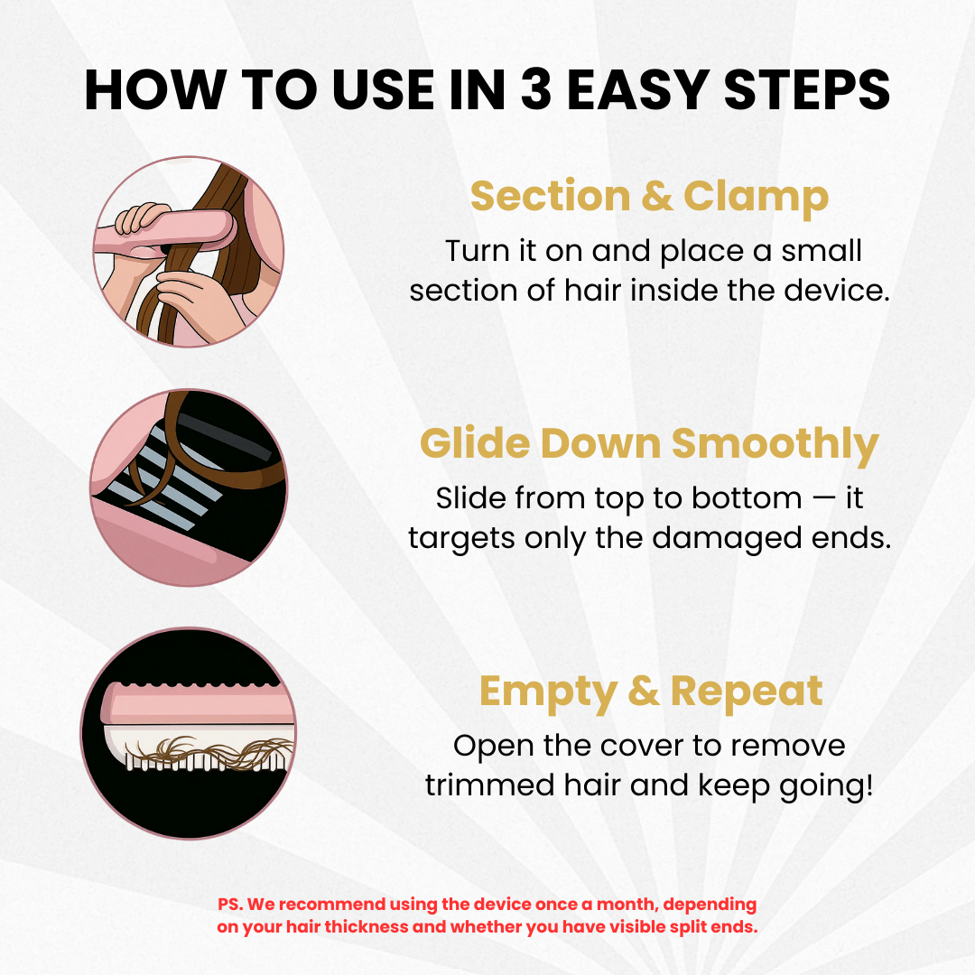The Glow Trimmer™ | Split-End Trimmer