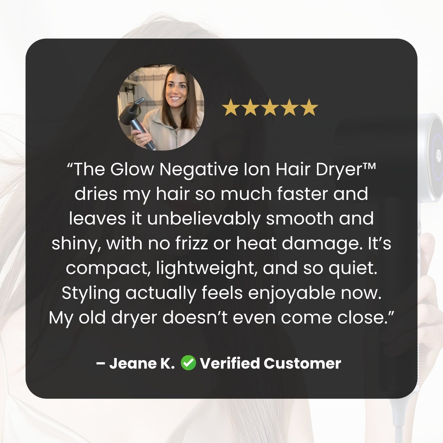 The Glow Negative Ion Hair Dryer™