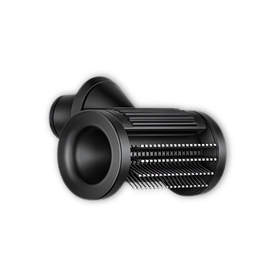 GlowCept frizz control finisher hair dryer attachment for smoothing flyaways and achieving glossy hair.