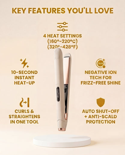 The Glow Mini Iron™ | Portable Mini-Styling Flat Iron