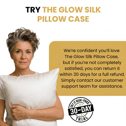 The Glow Silk Pillow Case