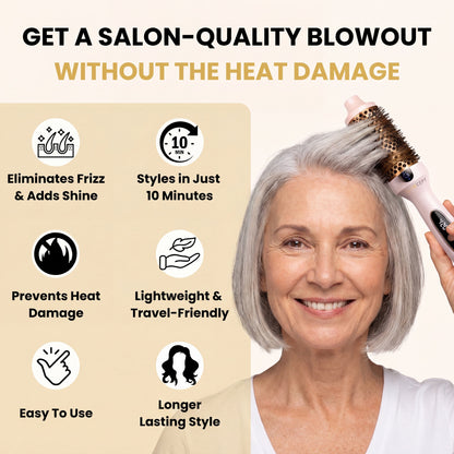 The Glow Thermal Brush™ | Salon-Quality Blowouts