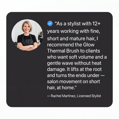 The Glow Thermal Brush™ | Salon-Quality Blowouts