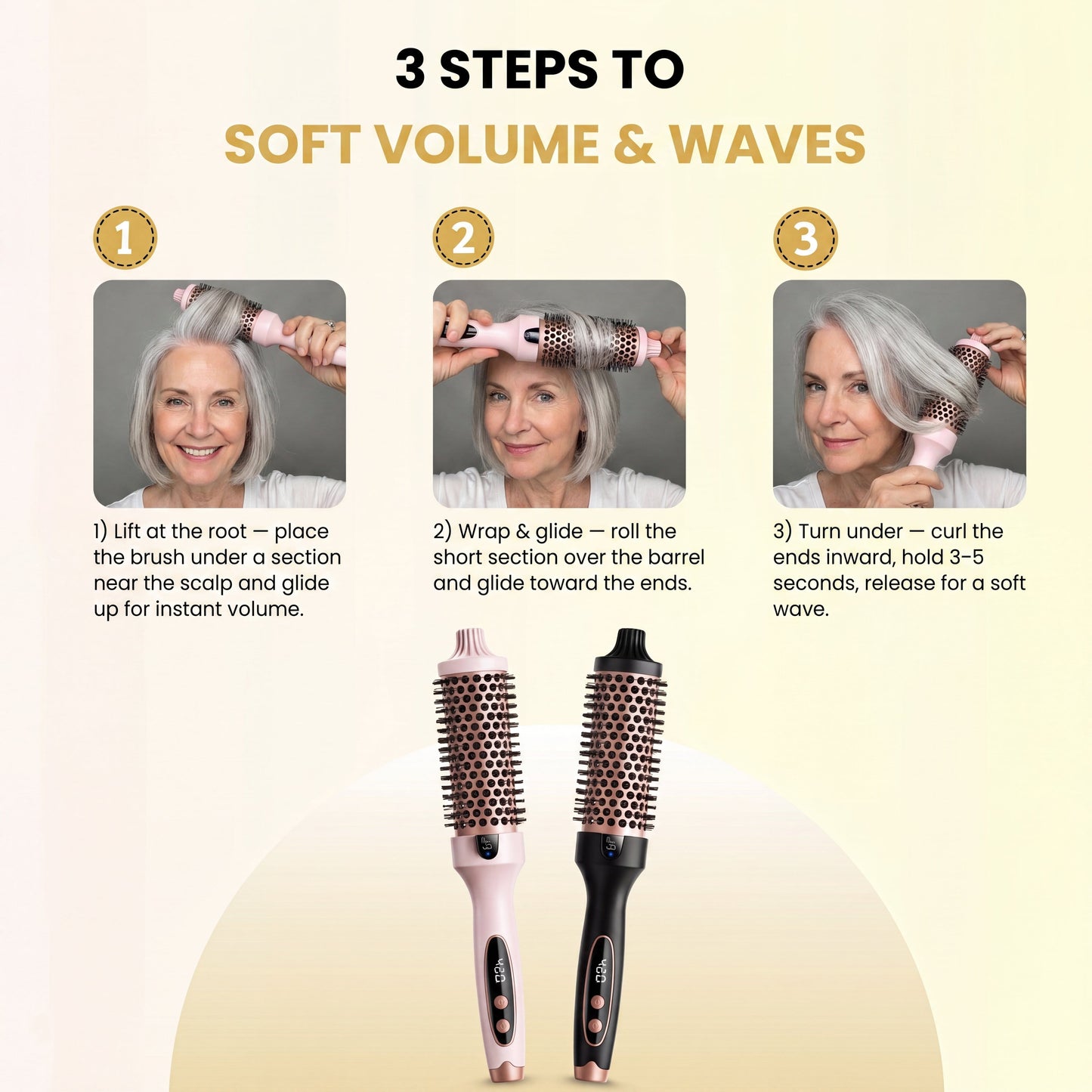 The Glow Thermal Brush™ | Salon-Quality Blowouts