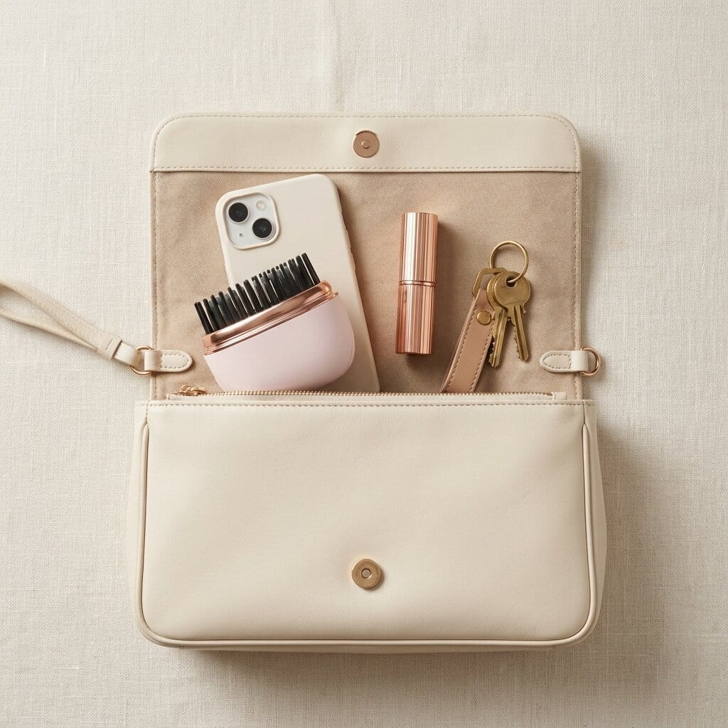 The Glow Mini™ Pocket‑Sized Cordless Heated Brush