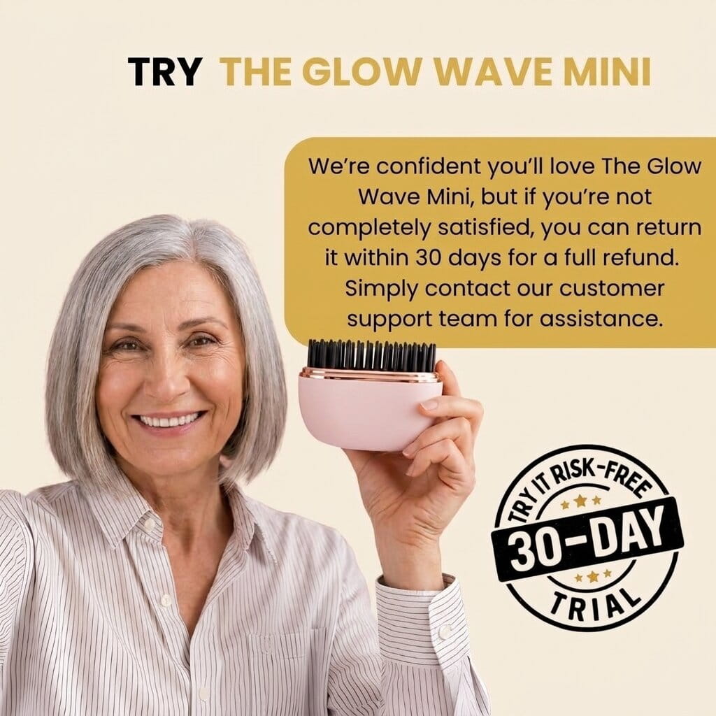 The Glow Mini™ Pocket‑Sized Cordless Heated Brush