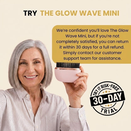 The Glow Mini™ Pocket‑Sized Cordless Heated Brush